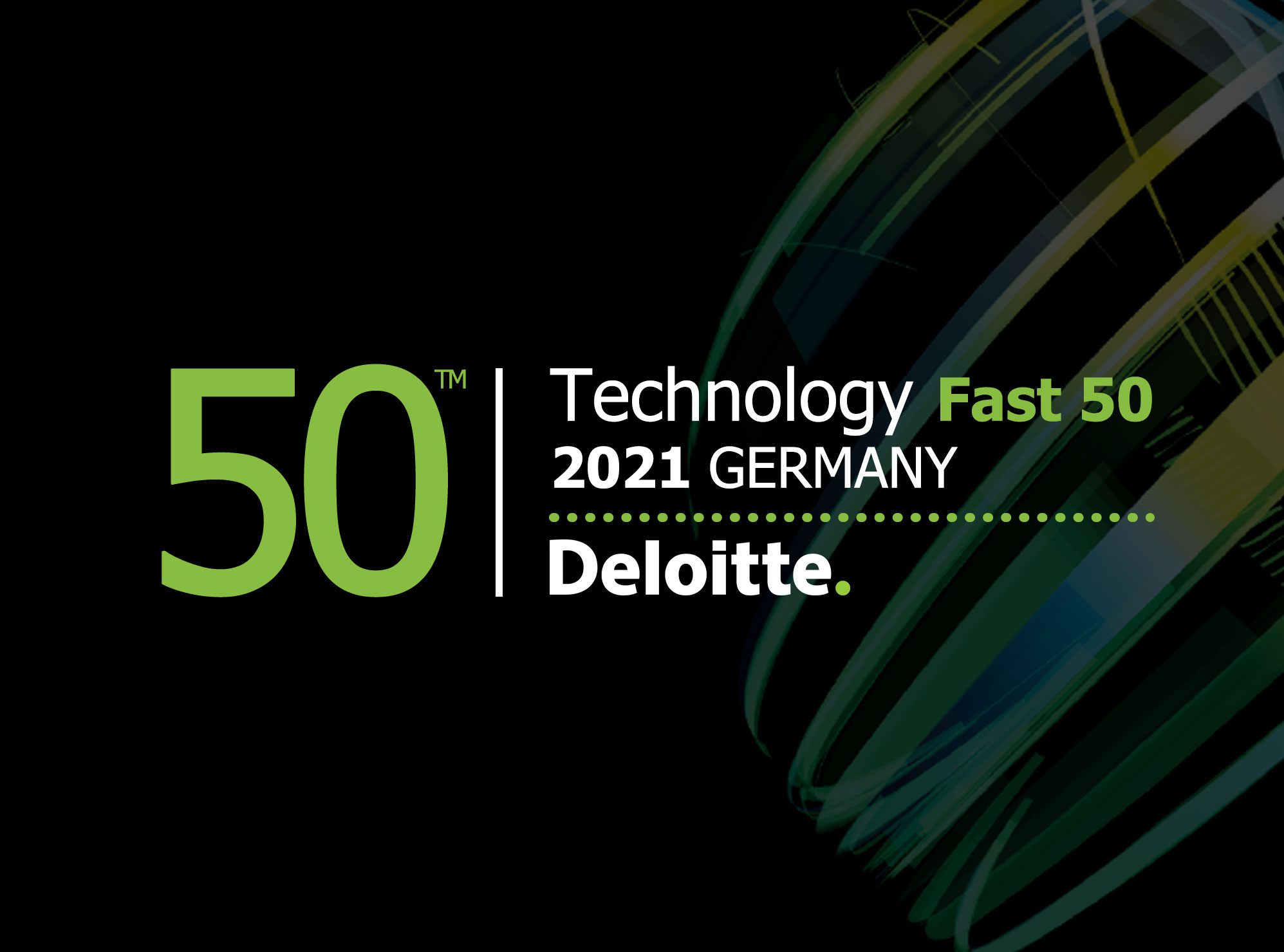 Deloitte Technology Fast 50 2021 Germany award badge